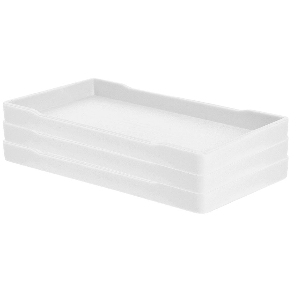 Home Bathroom Vanity - 3Pcs Thickened Bathroom Vanity Tray Melamine
