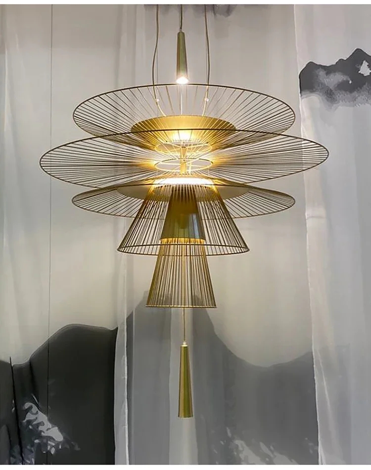 Home Of The Year Bathroom - Modern Minimalist Hollow Art Lamp Flying