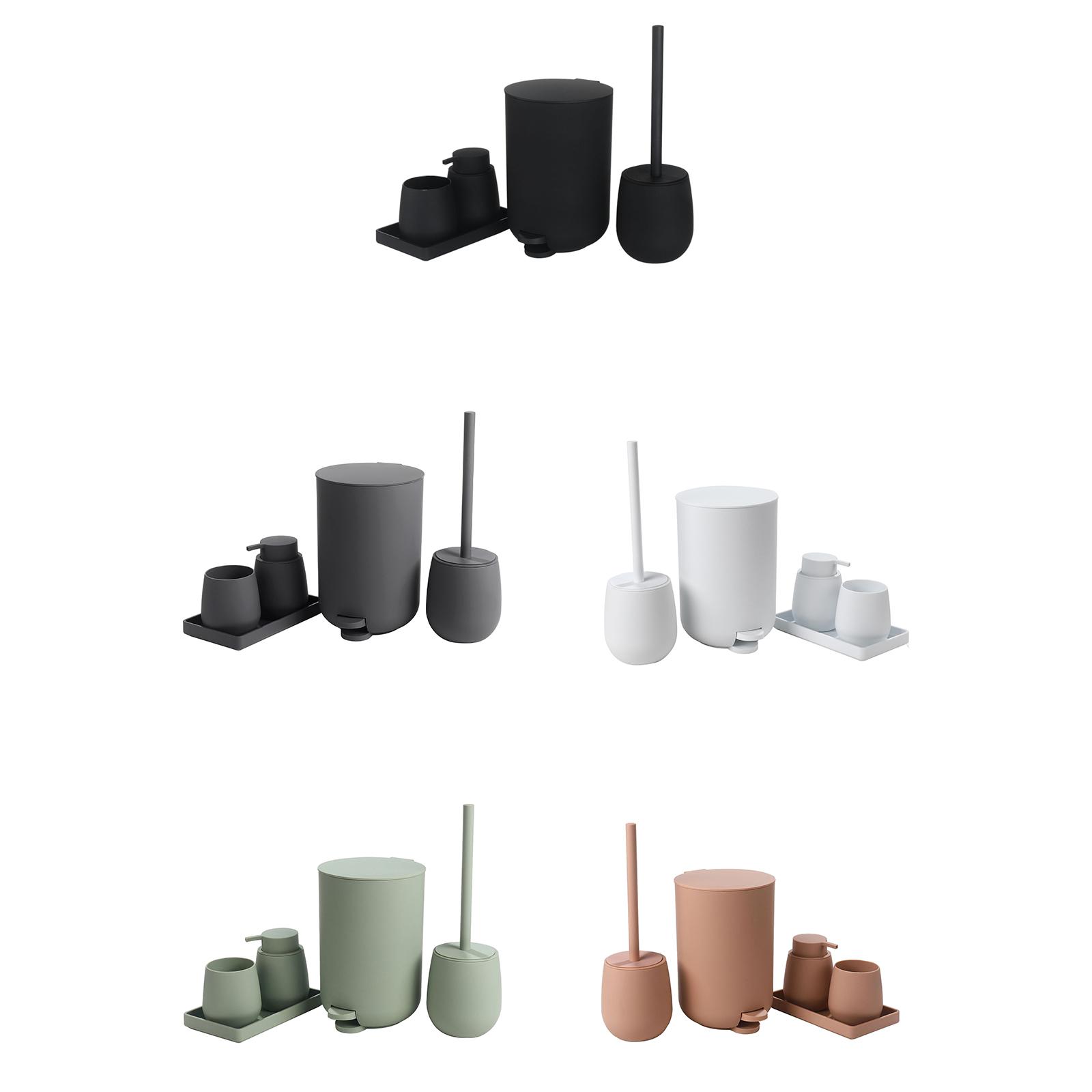 Zara Home Bathroom Set - 5x Bathroom Accessories Set Toilet Brush