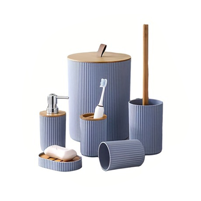 Zara Home Bathroom Set - 6Pcs Bathroom Accessories Soap Dispenser Box