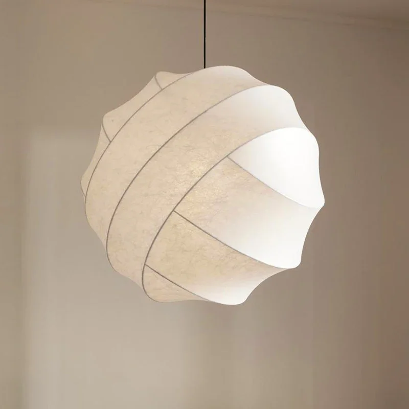 Home Of The Year Bathroom - Wabi Sabi Silk Japanese Pendant Lamp