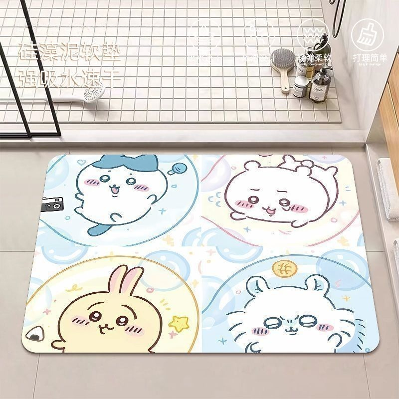 Home Bathroom Accessories - Anime Chiikawa Hachiware Usagi Diatom Mud