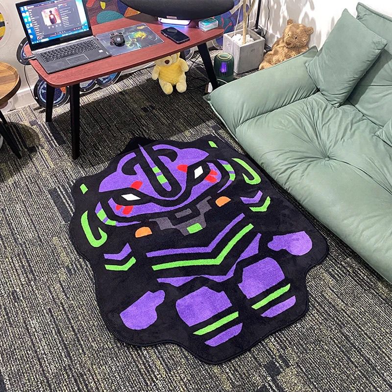 Home Bathroom Accessories - NEON GENESIS EVANGELION Designer Plush Rug