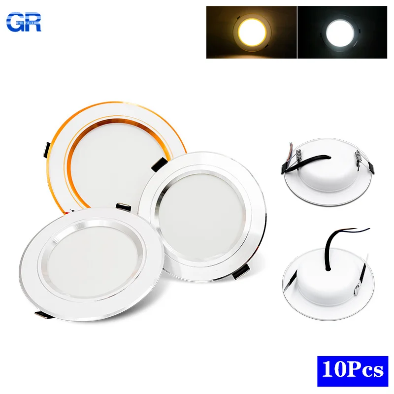 10pcs/lot Led Downlight  AC 22 - Home Of The Year Bathroom ulasan dan harga