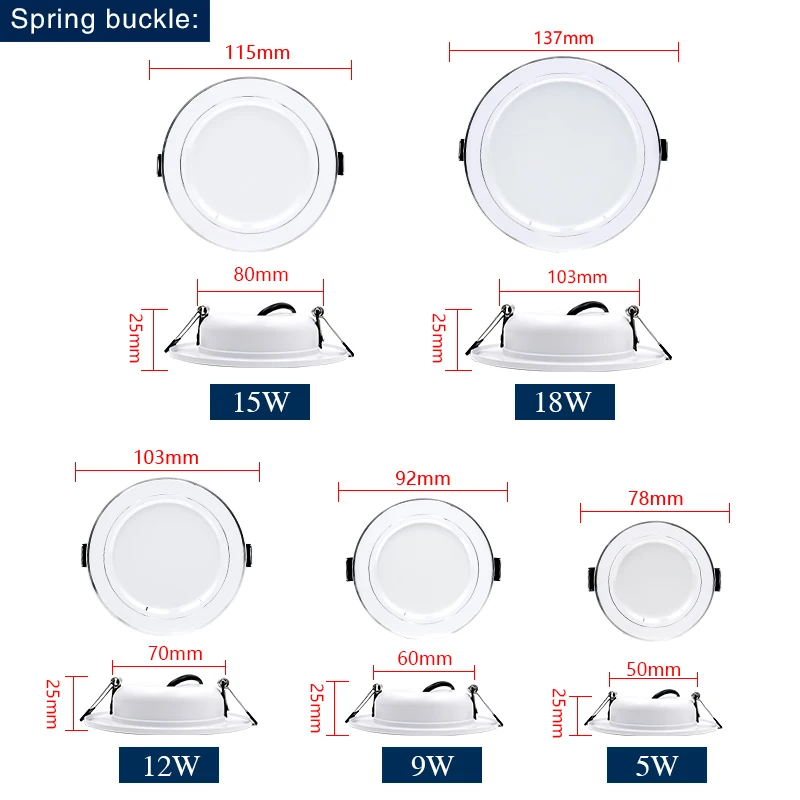 10pcs/lot Led Downlight  AC 22 - Home Of The Year Bathroom ulasan dan harga
