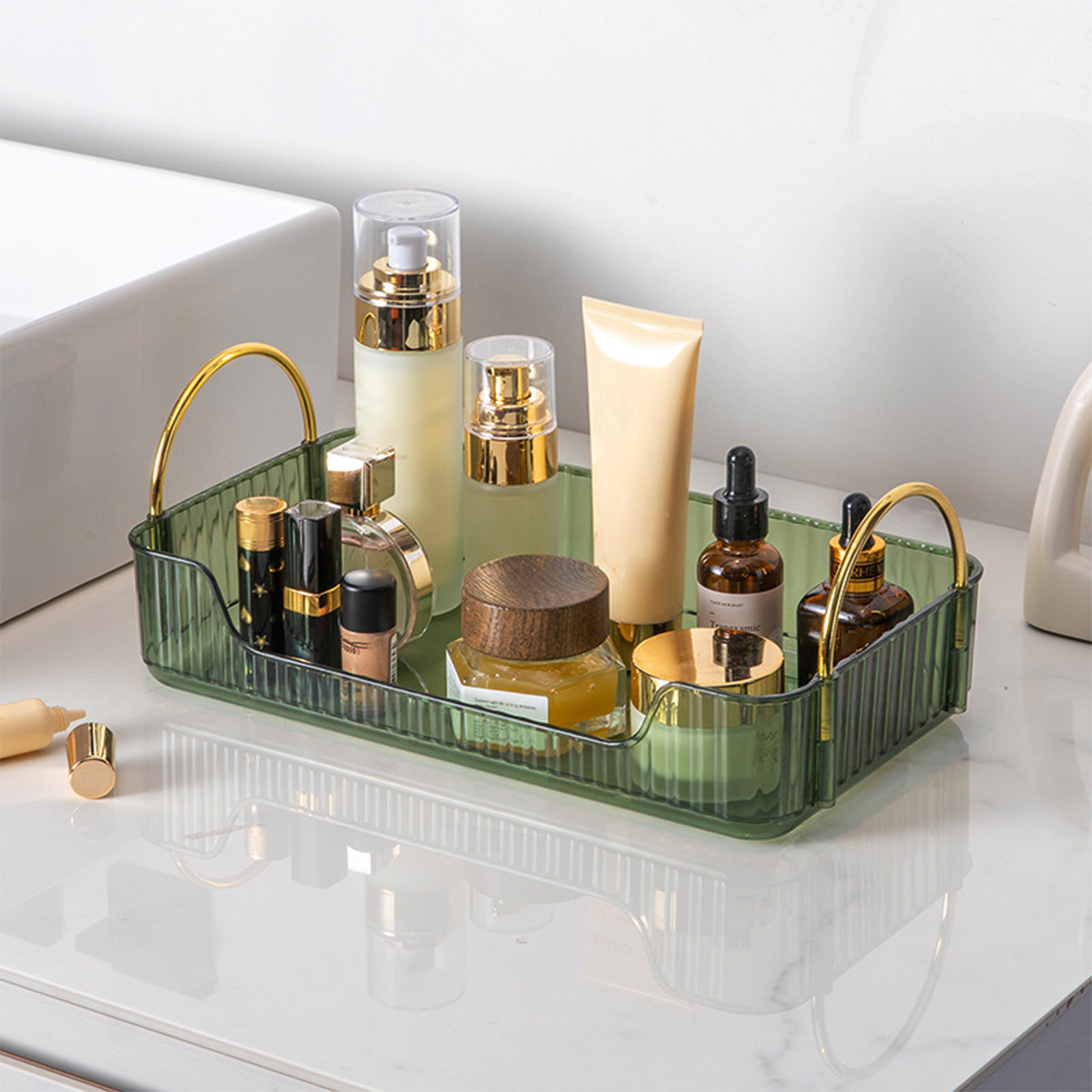 Bathroom Organizer Rack Light  - Home Bathroom Accessories ulasan dan harga