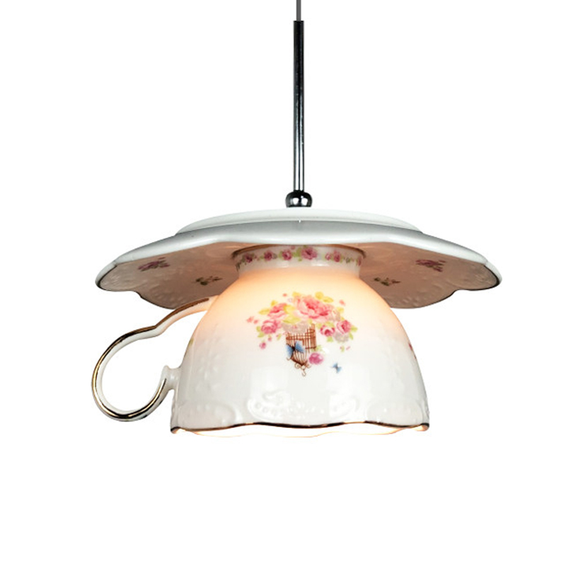 Flower Coffee Cup Pendant Ligh - Home Of The Year Bathroom ulasan dan harga