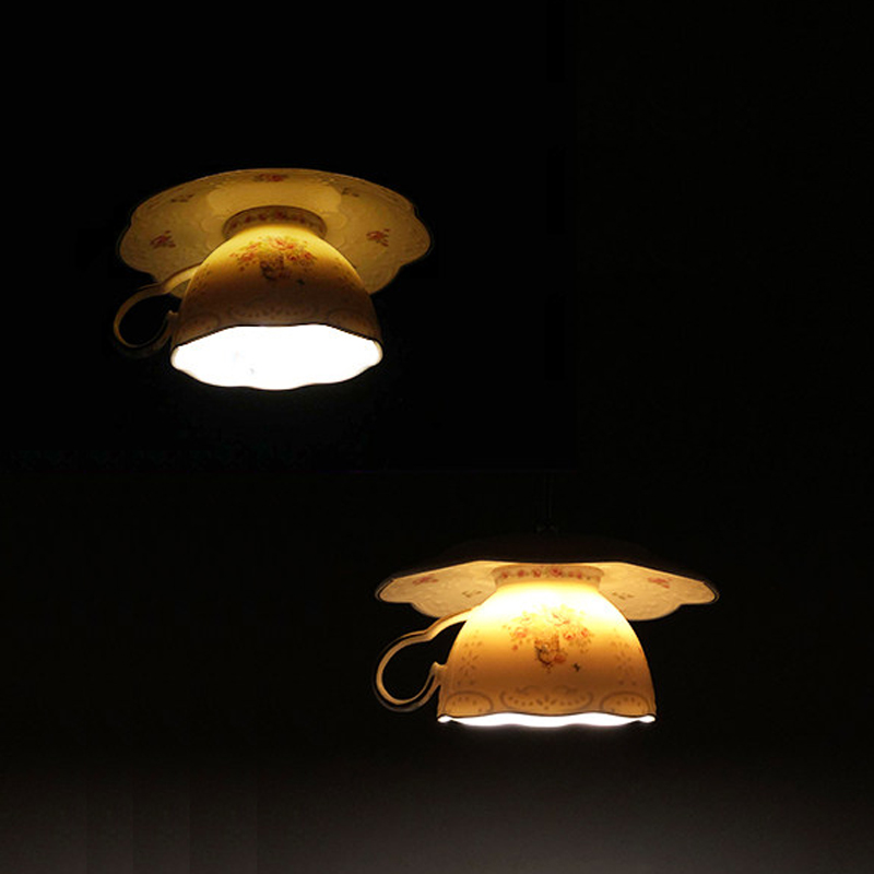 Flower Coffee Cup Pendant Ligh - Home Of The Year Bathroom ulasan dan harga