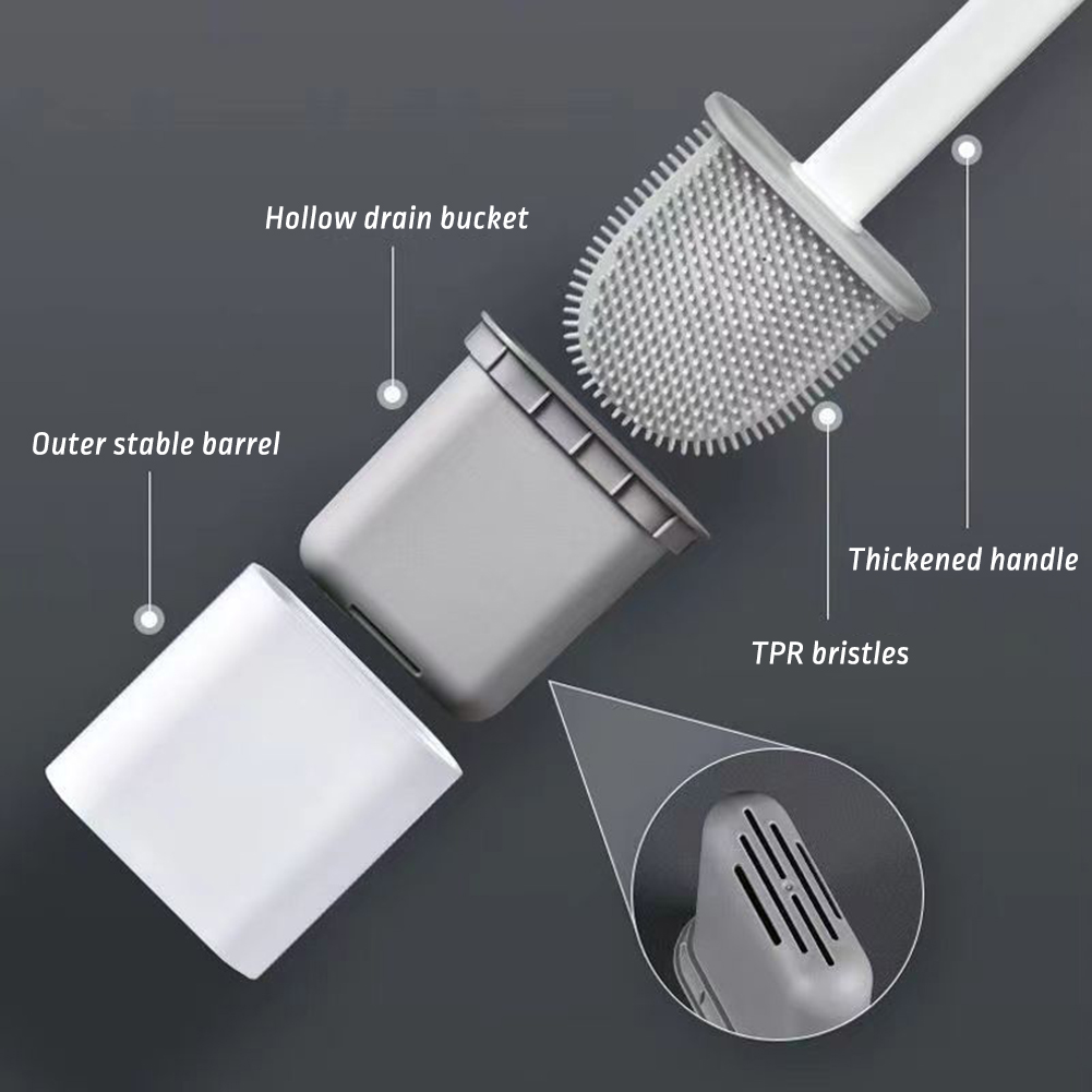Flexible Toilet Brush Cleaner  - Toilet Brush Holder ulasan dan harga