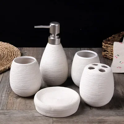 Ceramic Bathroom Supplies, Lot - Zara Home Bathroom Set ulasan dan harga