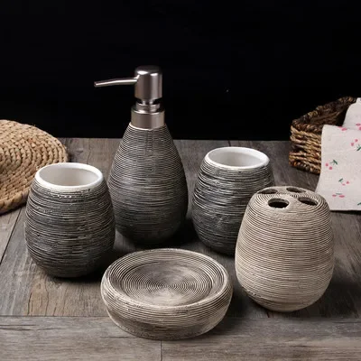 Ceramic Bathroom Supplies, Lot - Zara Home Bathroom Set ulasan dan harga