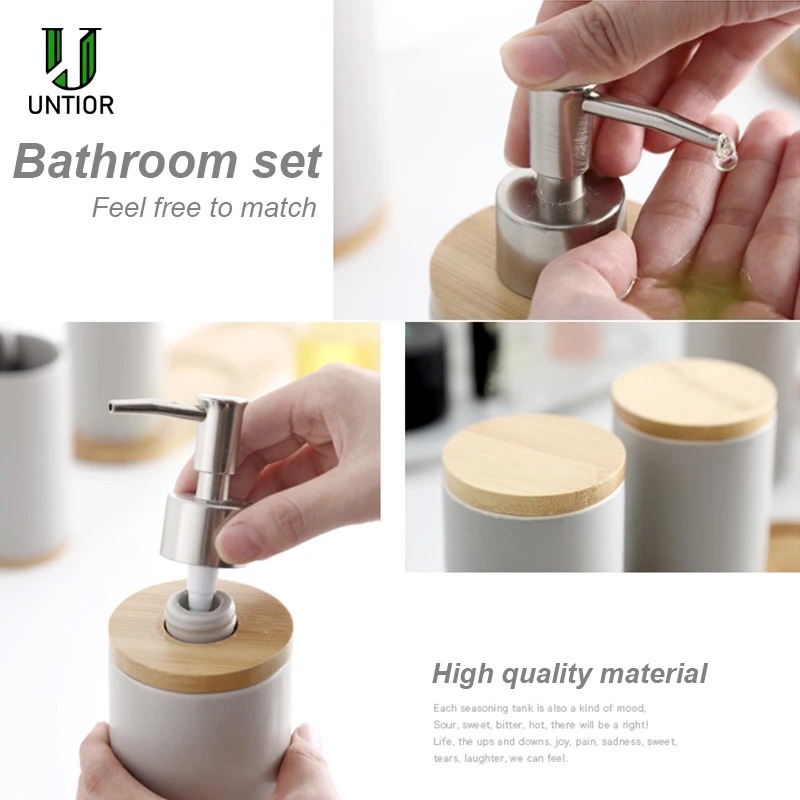 Ceramic Bathroom Accessories S - Zara Home Bathroom Set ulasan dan harga