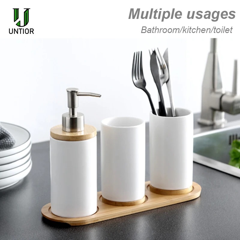 Ceramic Bathroom Accessories S - Zara Home Bathroom Set ulasan dan harga