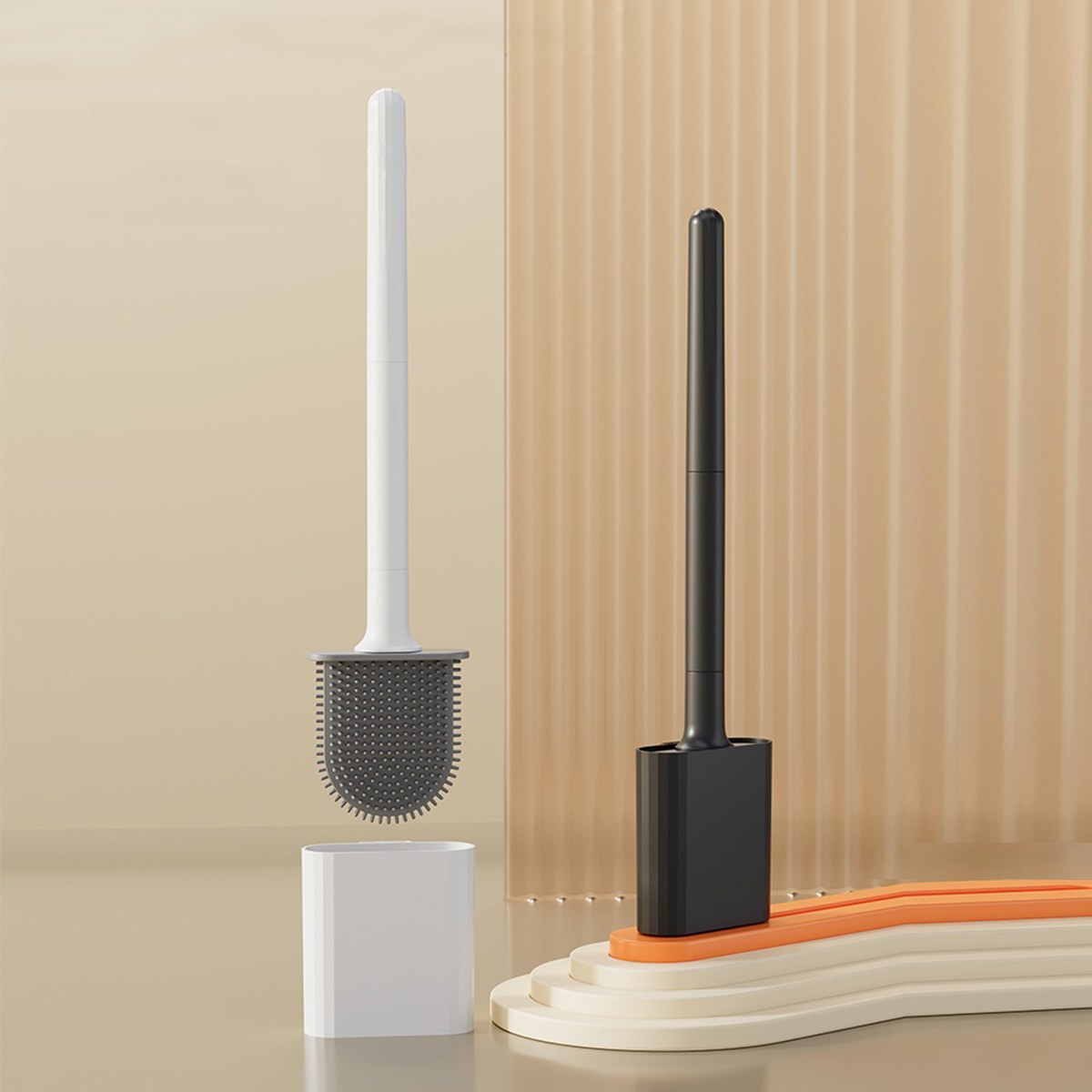 1 mini Silicone Toilet Brush S - Toilet Brush Holder ulasan dan harga