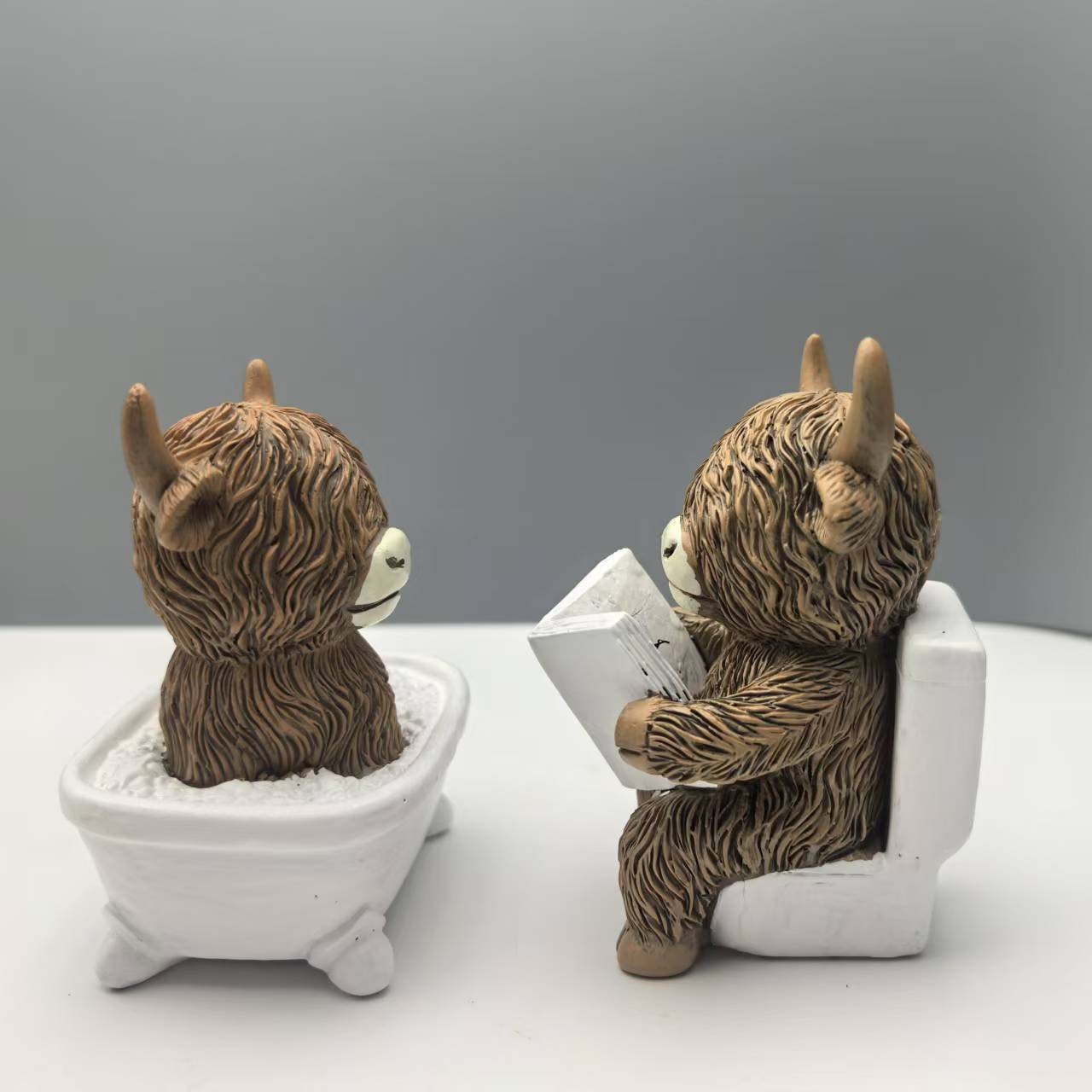 Cute Scottish Highland Cow Res - Home Of The Year Bathroom ulasan dan harga