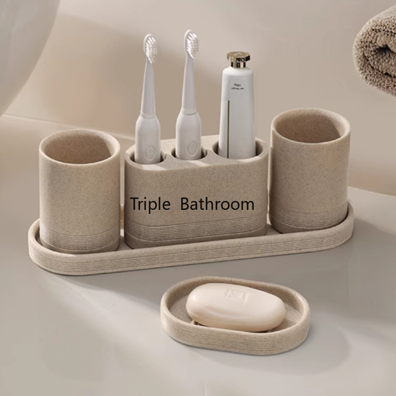 1pc Sandstone Bathroom Toiletr - Zara Home Bathroom Set ulasan dan harga