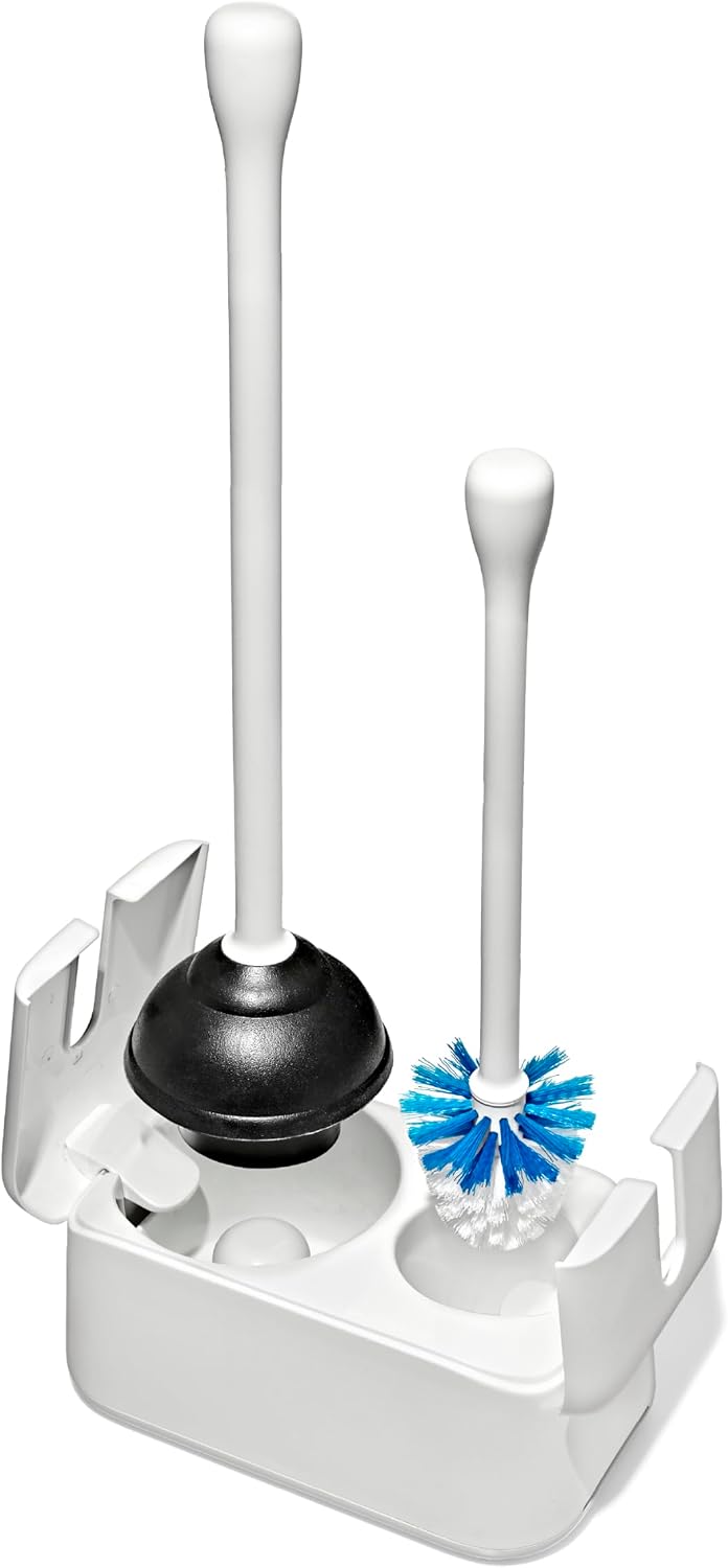Good Grips Toilet Brush & Plun - Toilet Brush Holder ulasan dan harga