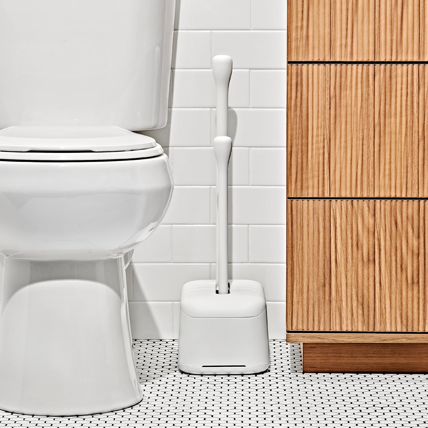 Good Grips Toilet Brush & Plun - Toilet Brush Holder ulasan dan harga