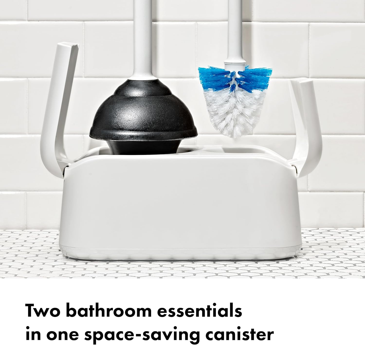 Good Grips Toilet Brush & Plun - Toilet Brush Holder ulasan dan harga