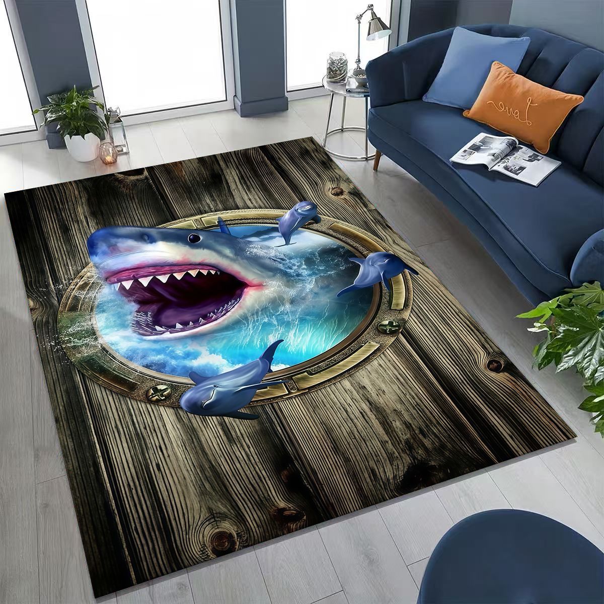 Illusion Breaking Wall Dinosau - Home Bathroom Break ulasan dan harga