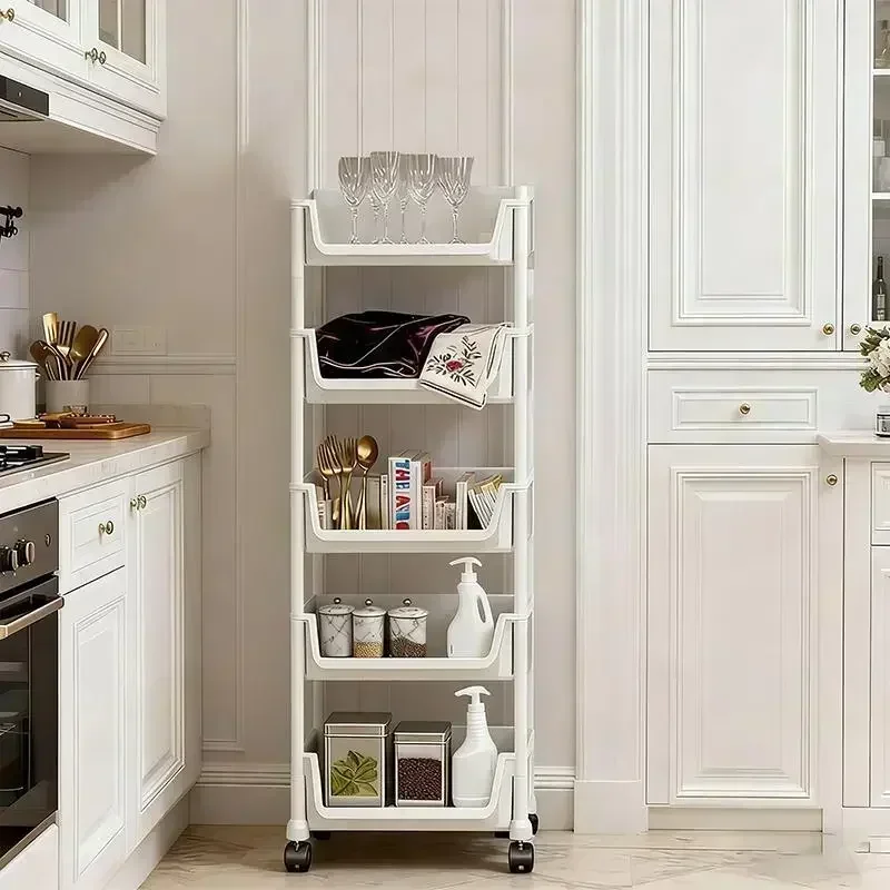 5-Tier Rolling Storage Cart wi - Home Bathroom Organizer ulasan dan harga