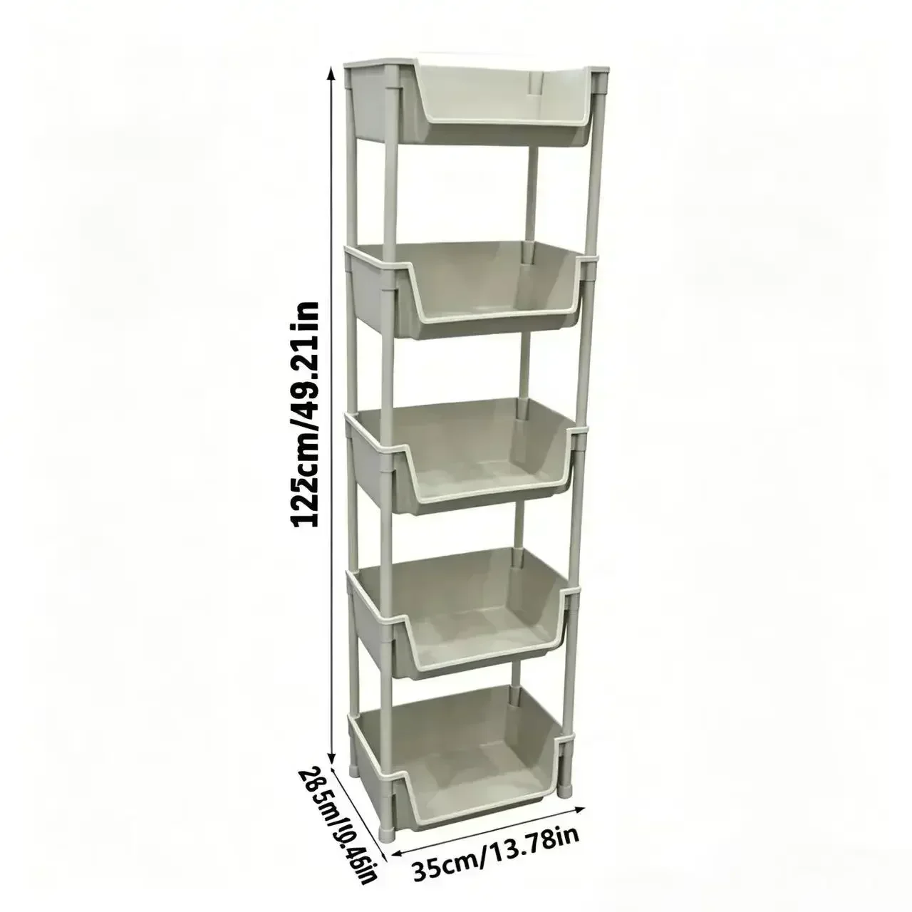 5-Tier Rolling Storage Cart wi - Home Bathroom Organizer ulasan dan harga