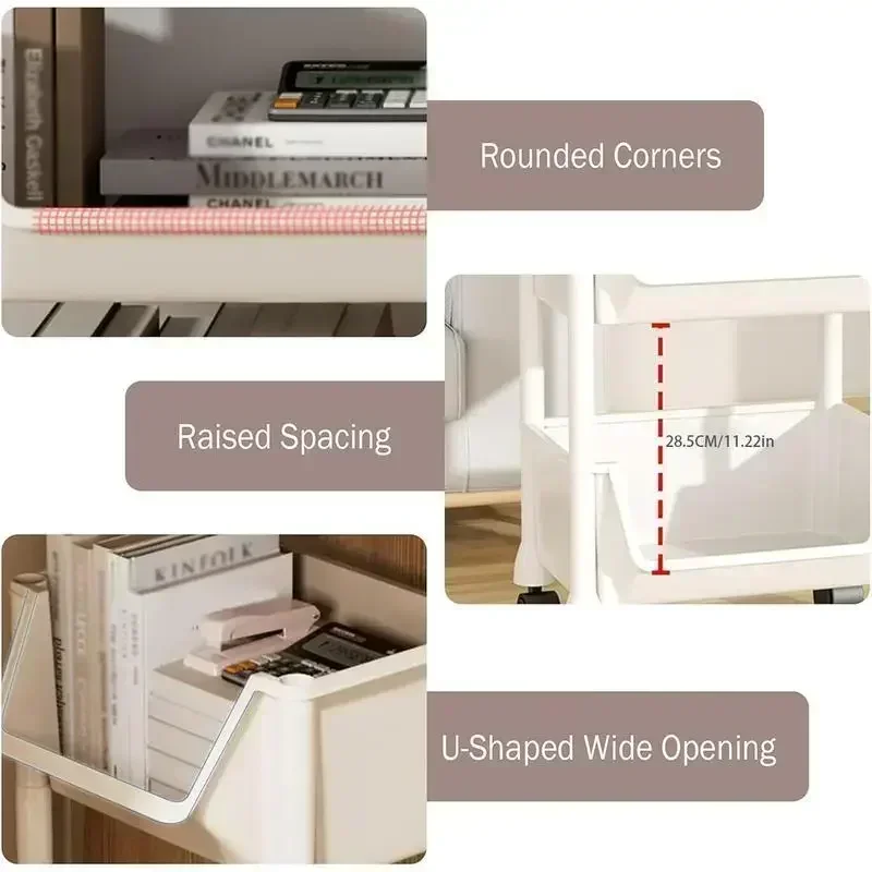 5-Tier Rolling Storage Cart wi - Home Bathroom Organizer ulasan dan harga