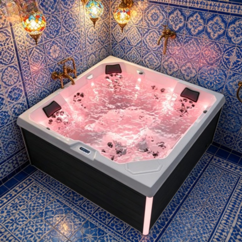 4 Person Outdoor Whirlpool Spa - Home Bathroom Jacuzzi ulasan dan harga