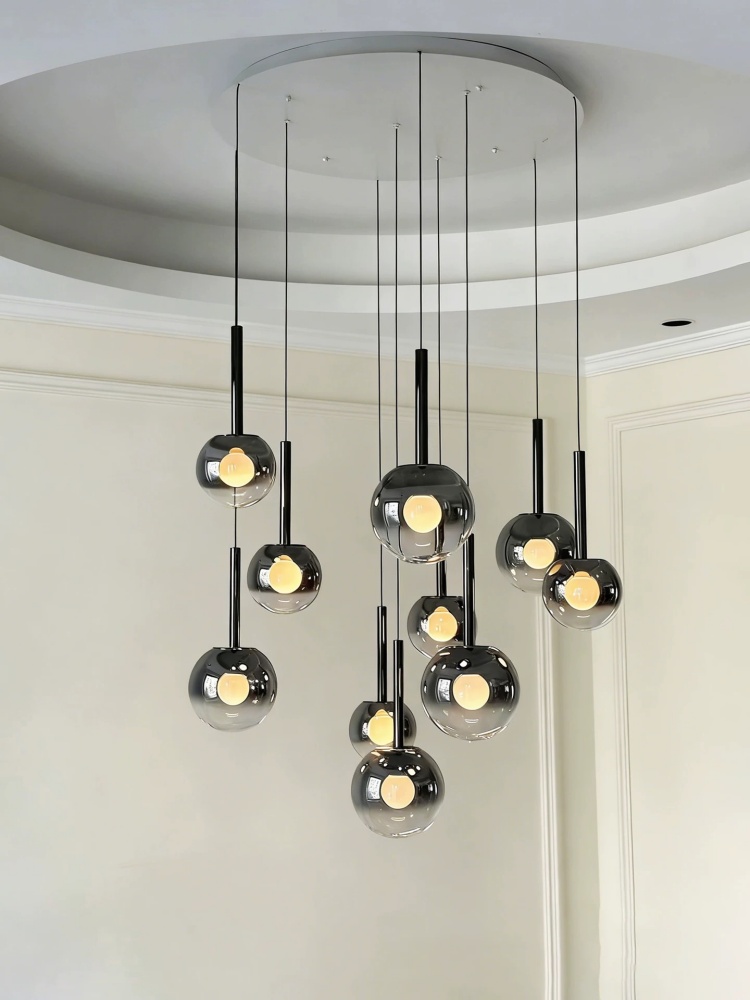 Smoke Gray Gradient Glass LED  - Home Of The Year Bathroom ulasan dan harga