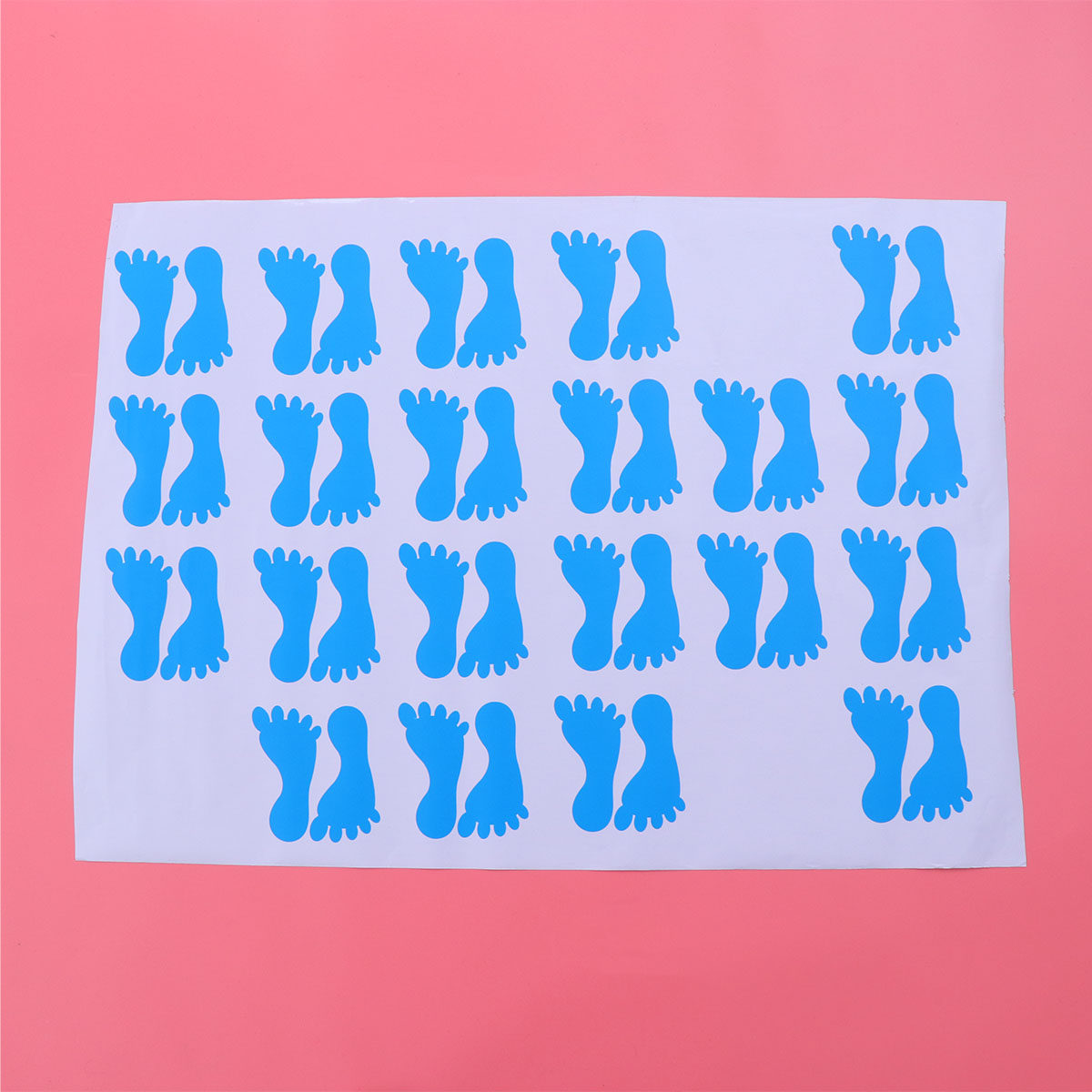 20 Pairs Footprint Floor Stick - Home Bathroom Accessories ulasan dan harga