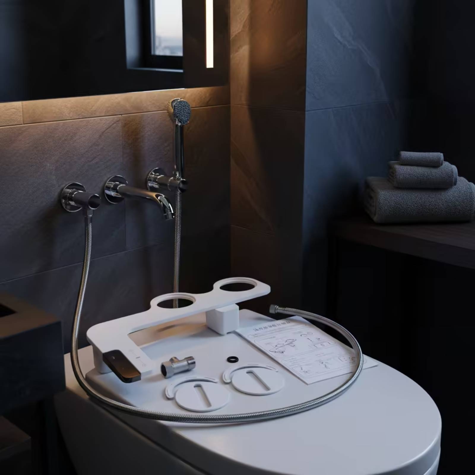 Bidet with Side Control Panel  - Home Bathroom Accessories ulasan dan harga