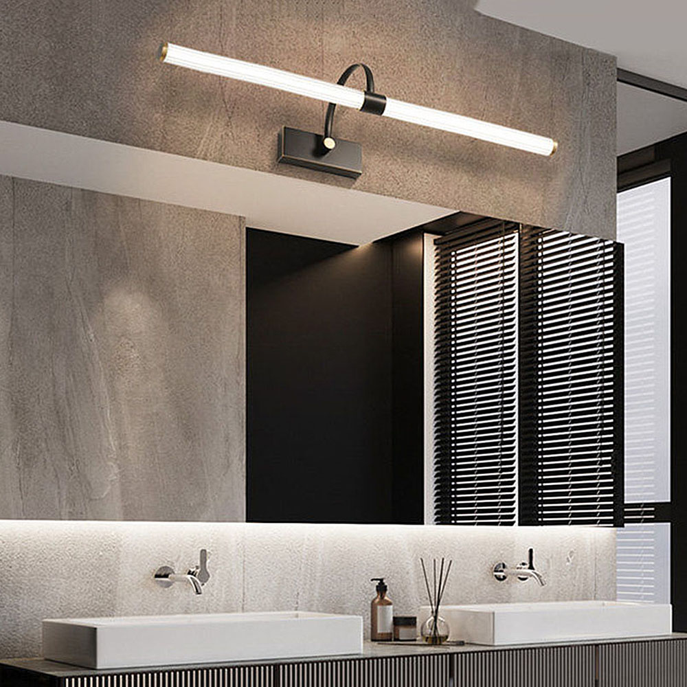 Modern Brass Acrylic LED Wall  - Home Bathroom Vanity ulasan dan harga