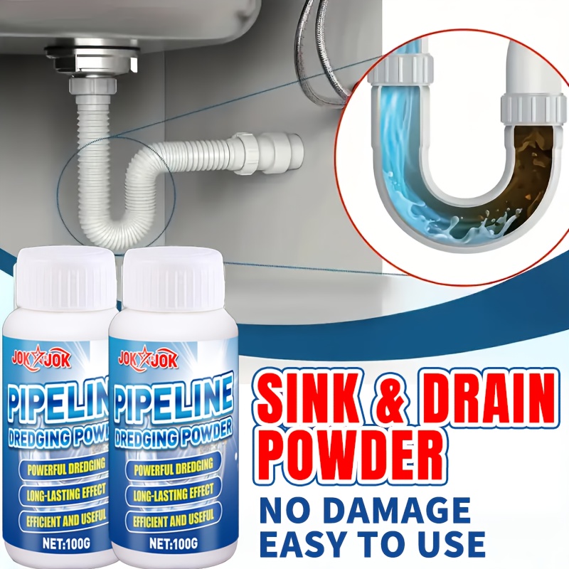 Powerful Drain Cleaner Powder, - Home Bathroom Break ulasan dan harga