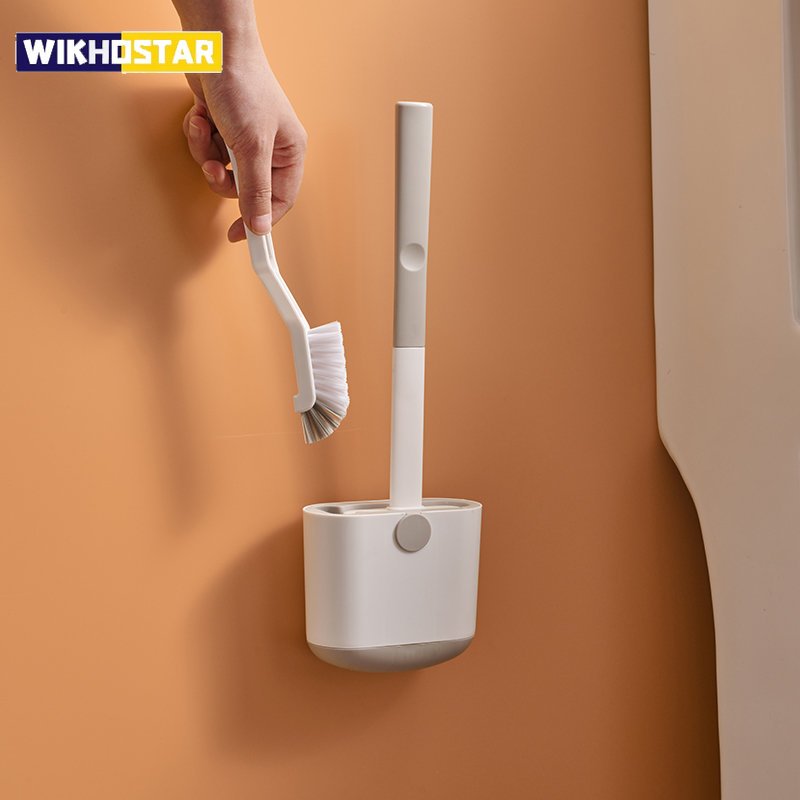 WIKHOSTAR Toilet Brush Set Wal - Toilet Brush Holder ulasan dan harga