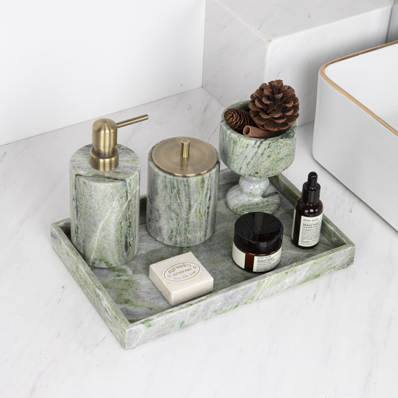 Light Luxury Marble Bathroom V - Zara Home Bathroom Set ulasan dan harga