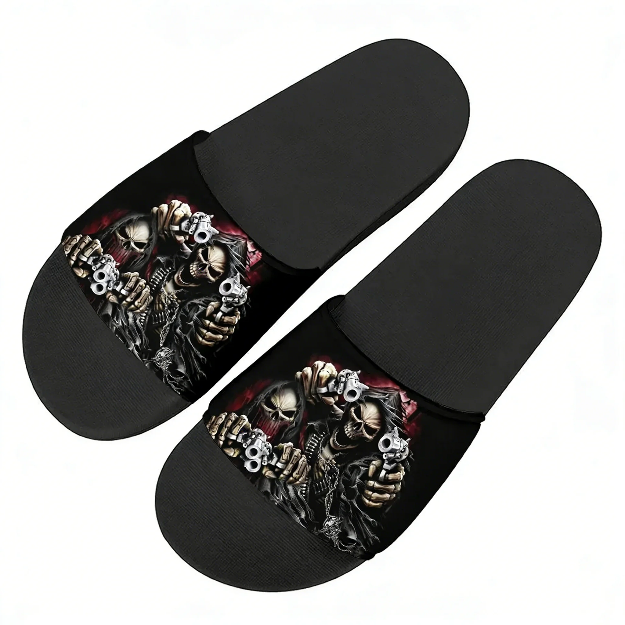 Crazy Skeleton Slippers Home W - Home Outside Bathroom ulasan dan harga
