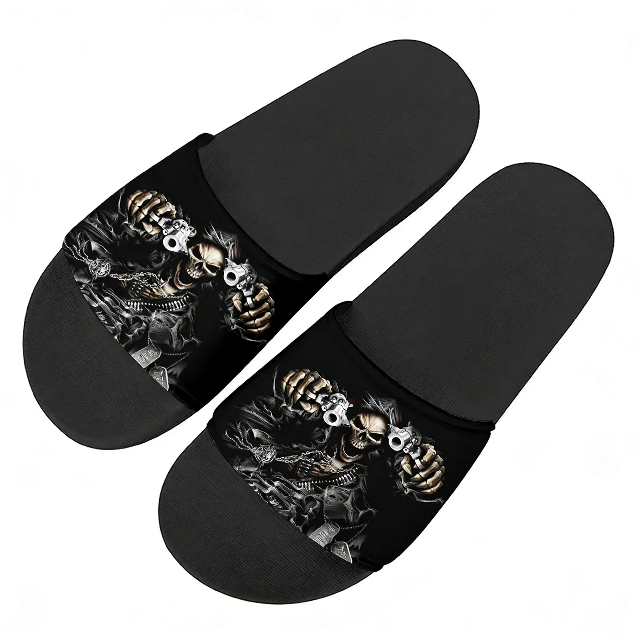 Crazy Skeleton Slippers Home W - Home Outside Bathroom ulasan dan harga