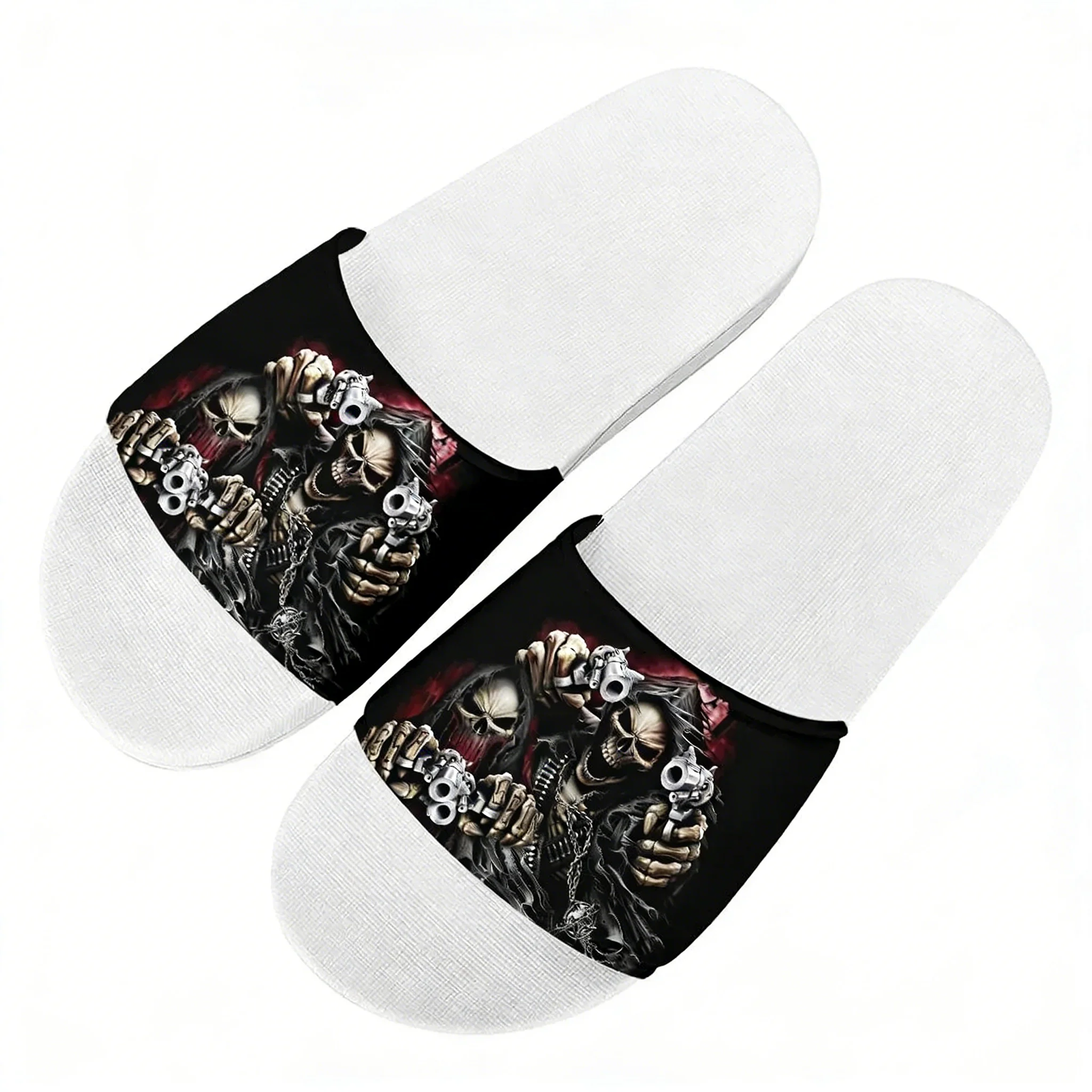 Crazy Skeleton Slippers Home W - Home Outside Bathroom ulasan dan harga