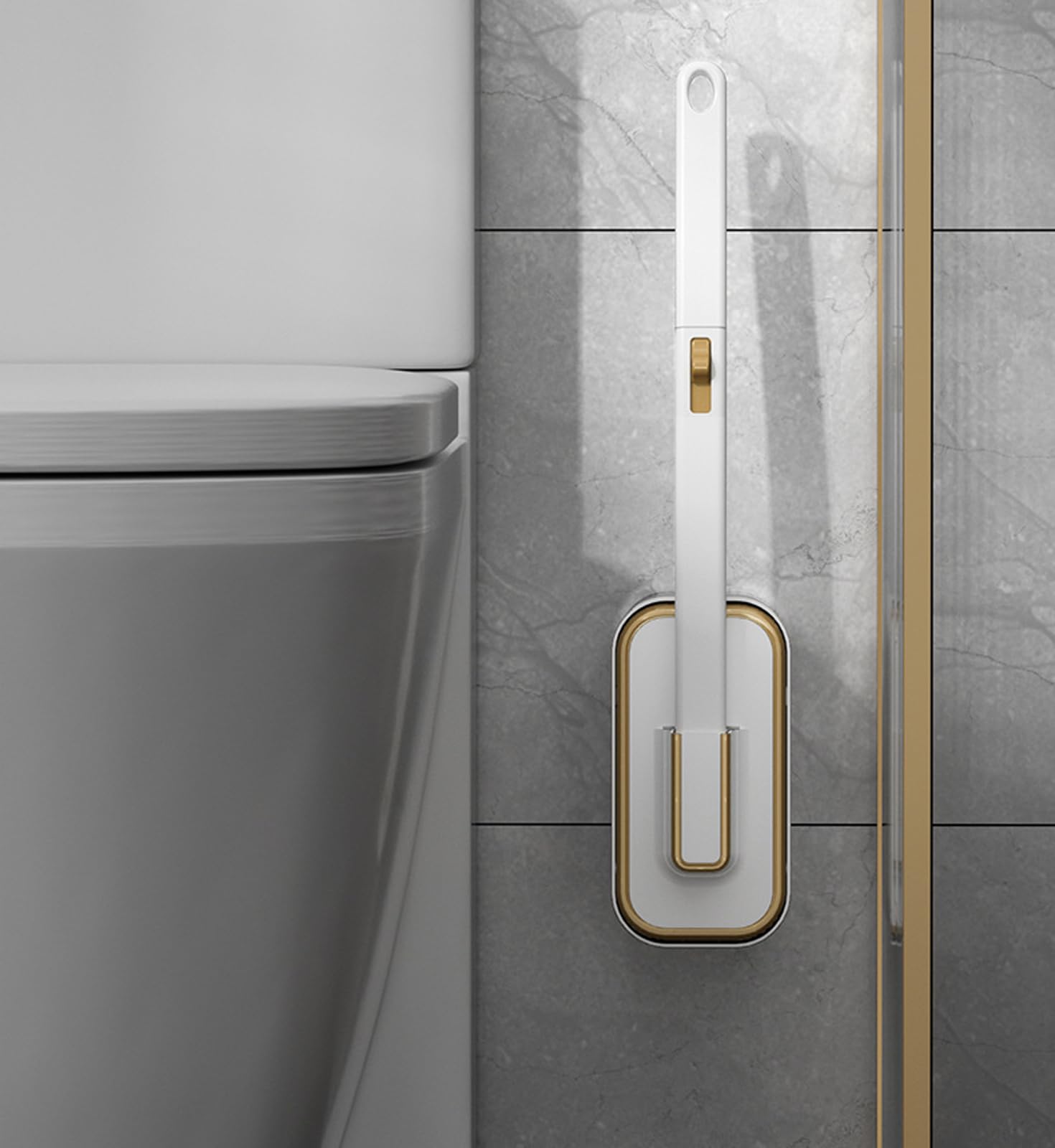 Wall Mounted Toilet Brush Set  - Toilet Brush Holder ulasan dan harga