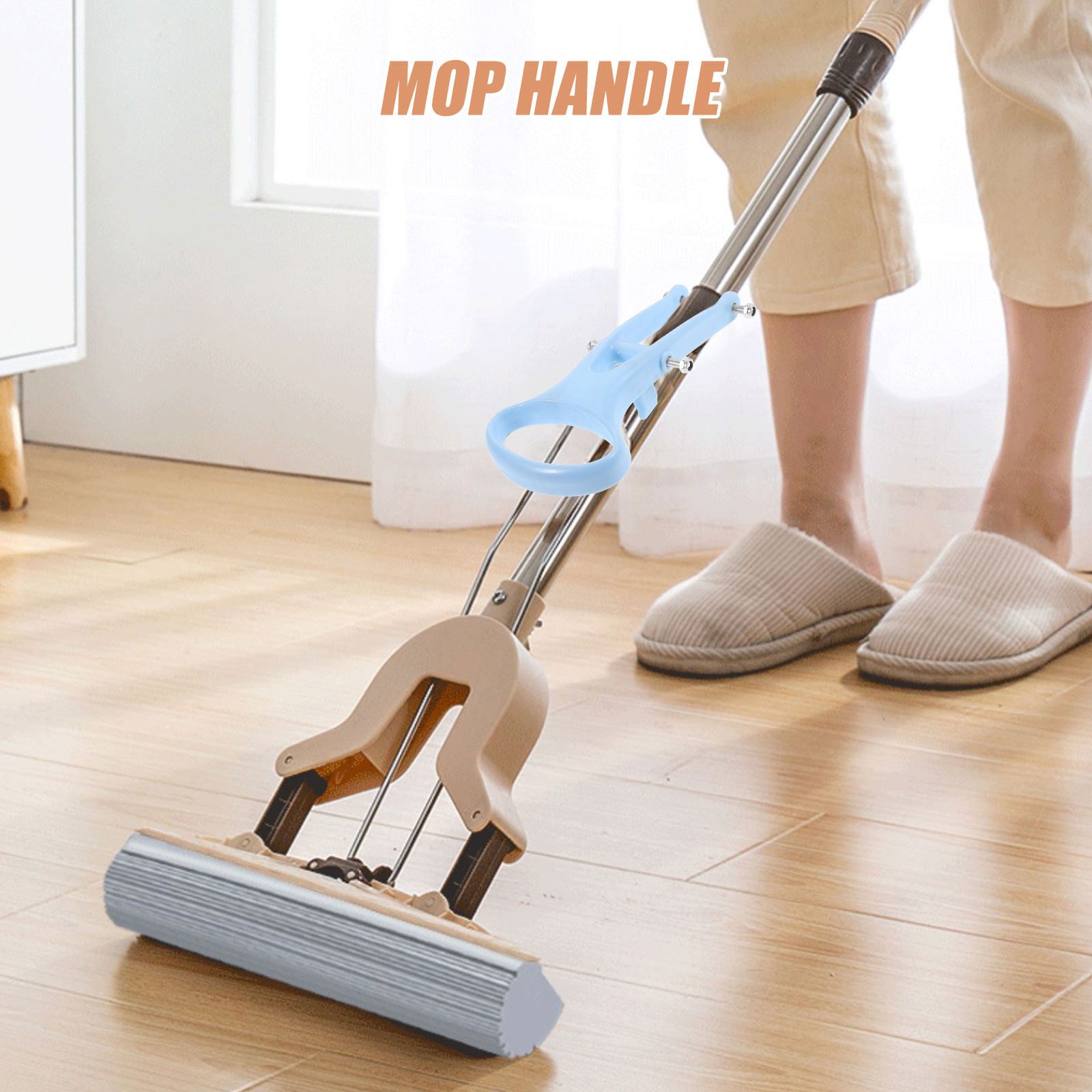 Sponge Mop Handle Replacement  - Home Bathroom Break ulasan dan harga