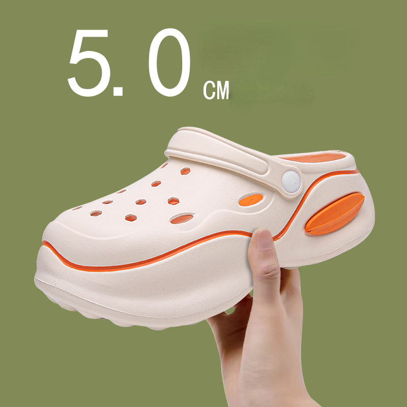 Summer Women Slippers 5cm Plat - Home Outside Bathroom ulasan dan harga