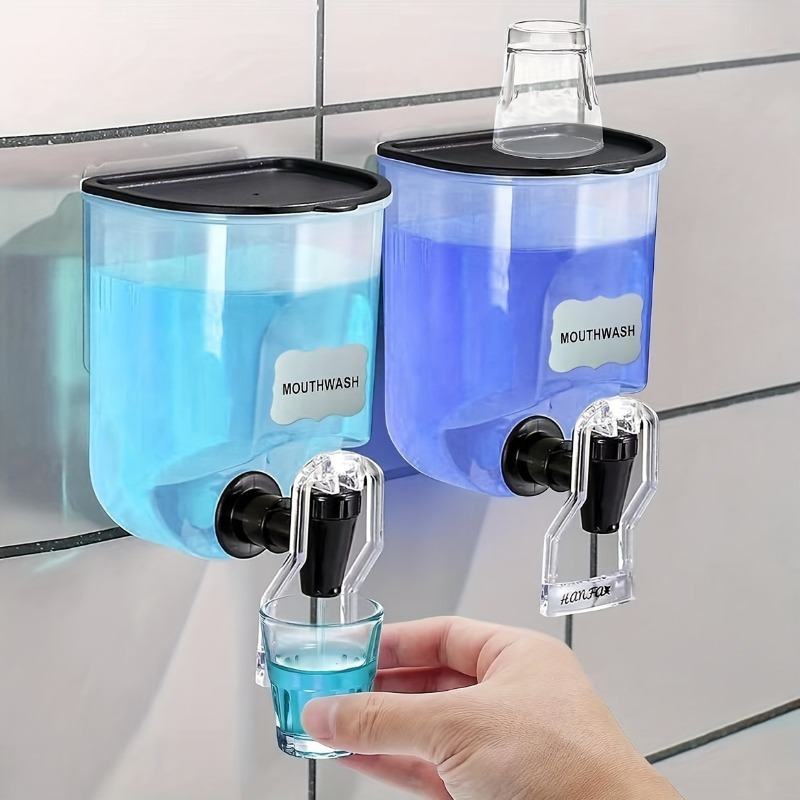 2PCS 600ml Mouthwash Dispenser - Home Bathroom Accessories ulasan dan harga