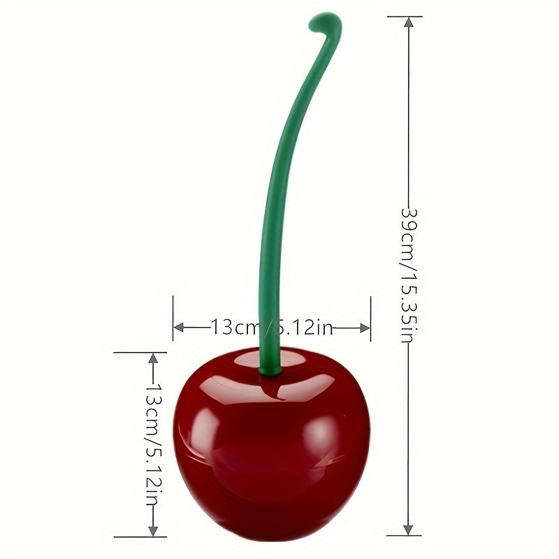 1 cute cherry colored toilet b - Toilet Brush Holder ulasan dan harga
