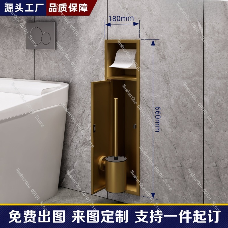 Premium 304 Stainless Steel Re - Toilet Brush Holder ulasan dan harga
