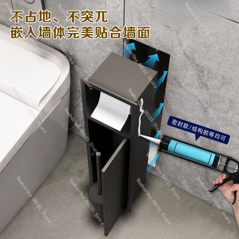 Premium 304 Stainless Steel Re - Toilet Brush Holder ulasan dan harga