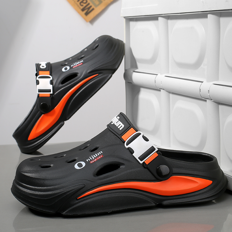 Men New Slippers EVA Bathroom  - Home Outside Bathroom ulasan dan harga
