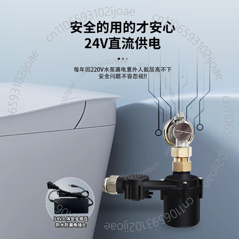 Tankless Smart Toilet Booster  - Home Bathroom Pressure Pump ulasan dan harga