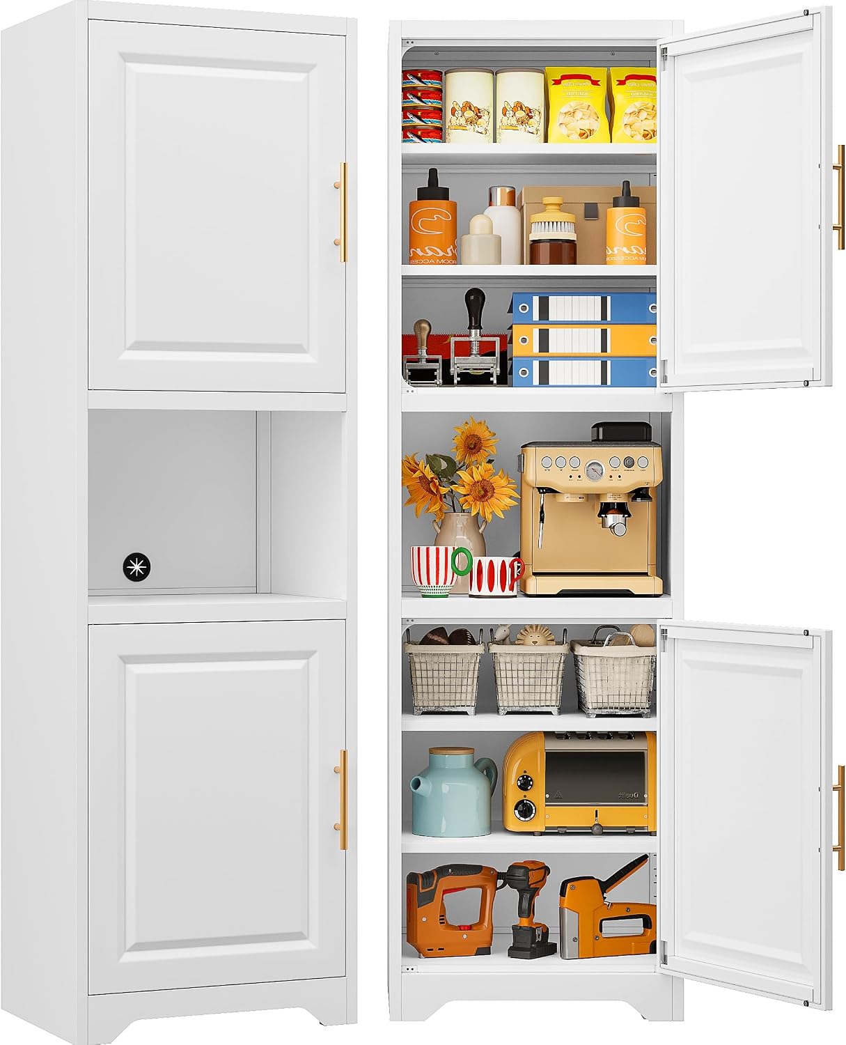 67 Inch Tall Narrow Storage Ca - Home Bathroom Organizer ulasan dan harga