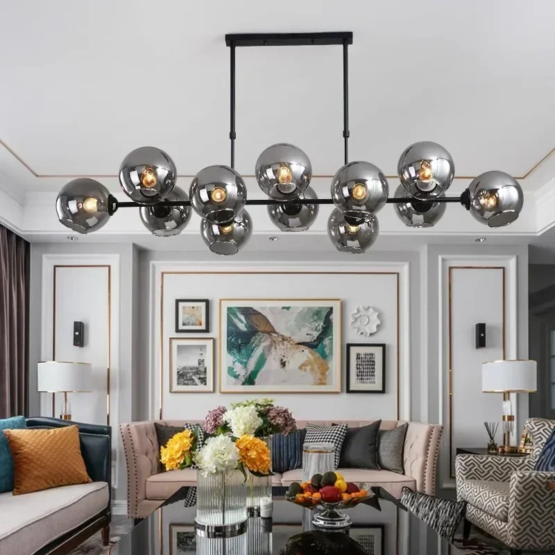Grey Glass LED Pendant Lights  - Home Of The Year Bathroom ulasan dan harga