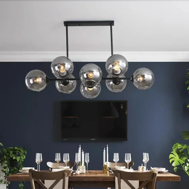 Grey Glass LED Pendant Lights  - Home Of The Year Bathroom ulasan dan harga